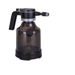 3 L Black Electric Garden Sprayer with Smoky Tank
