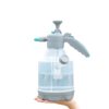 Gray Manual Pressure Garden Sprayer with Teal Nozzle